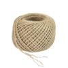 CosCosX 197 Feet Hessian Burlap Rope Natural Jute Twine Packing Materials Natural Jute Twine for Arts and Crafts and Gardening Applications,Primary Color view 1