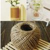 CosCosX 197 Feet Hessian Burlap Rope Natural Jute Twine Packing Materials Natural Jute Twine for Arts and Crafts and Gardening Applications,Primary Color view 2
