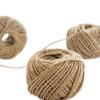 CosCosX 197 Feet Hessian Burlap Rope Natural Jute Twine Packing Materials Natural Jute Twine for Arts and Crafts and Gardening Applications,Primary Color view 3
