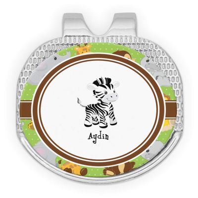YouCustomizeIt Personalized Safari Golf Ball Marker - Hat Clip - Silver