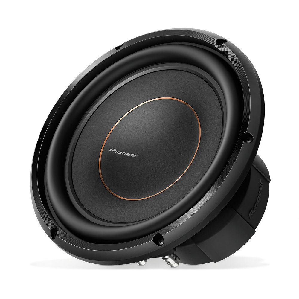 Pioneer A-Series TS-D10D2 10 High Performance Subwoofer  1300W Max, Dual 2 Ohm Voice Coil for Flexible Wiring, Powerful Bass Output