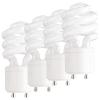 Dysmio 13 Watt Mini Spiral - GU24 Base - Mini-Twist CFL Light Bulb 60 Watt Equivalent 2700K Pack of 4 view 1