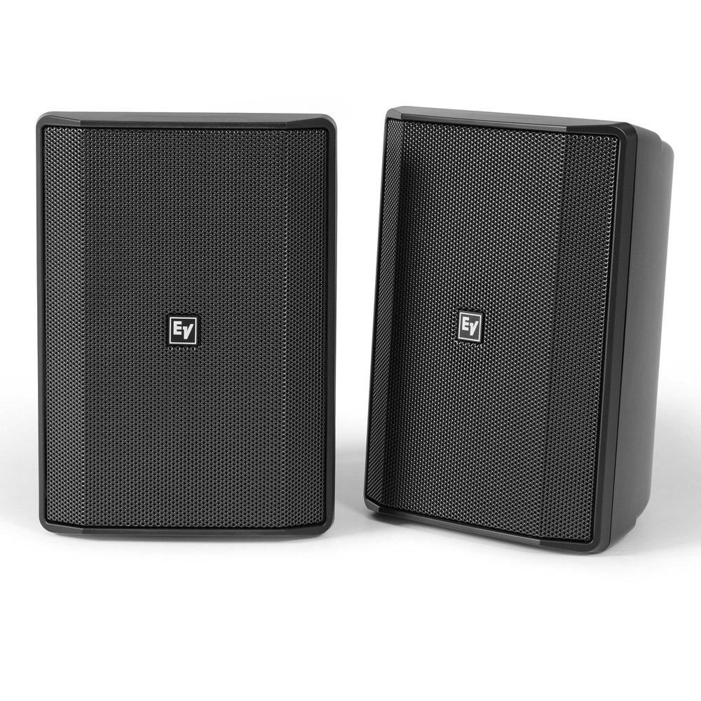 Electro-Voice EVID-S5.2B 300W 5 inch Weather-Resistant Wall-Mount Speaker (Pair) - Black