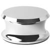Hudson Hi-Fi BigBen Record Weight Stabilizer with Protective Leather Pad - 13-Ounce Vinyl Turntable Weight - Durable & Stylish LP Stabilizer - Fits on Any Turntable - Chrome view 1