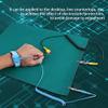 Anti-Static Wrist Strap ESD Ground Mat Set for Phone Repair, Computer & Electronics Maintenance - Includes Wrist Strap and 2 Ground Cables view 4