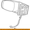Mopar 1JG681WLAJ Door Mirror (Right) Chrysler Town and Country Dodge Grand Caravan view 1