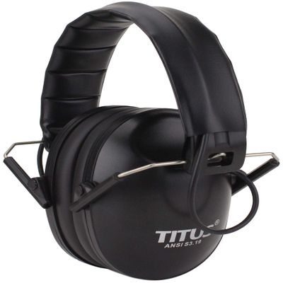 TITUS EB2 Low Profile Smart Series Electronic Noise Cancelling Hearing Protection, Noise Management Earmuffs