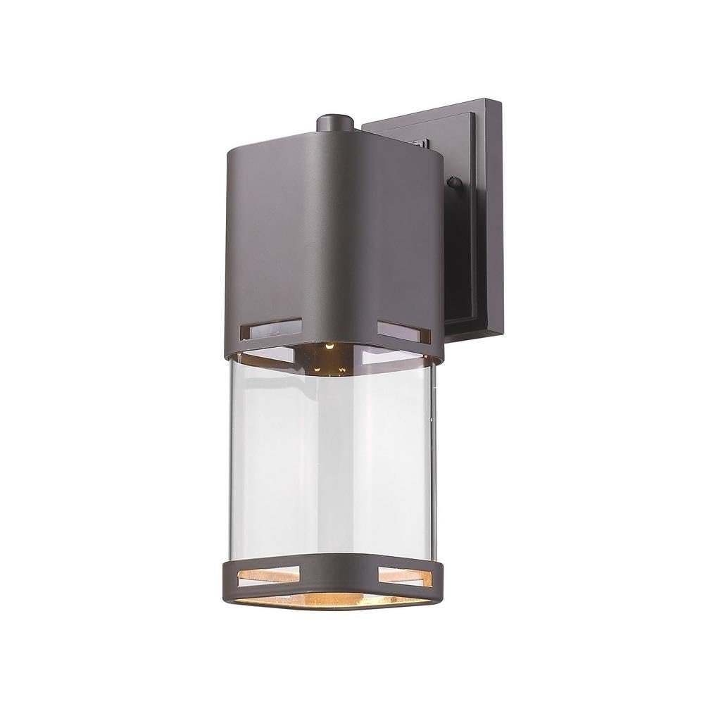 Z-Lite 562M-DBZ-LED Lestat Outdoor Wall Sconce, 1-Light 14 Watts, Deep Bronze