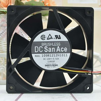 For Sanyo 109R1212H1011 12V 0.52A 12038 12CM server chassis cooling fan