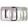 Simpeak 5PACK Soft Back Case Compatible with Apple Watch Series 9 8 7 (41mm 45mm) Series 6 SE 5 4(40mm 44mm) Series 3 2 (38mm 42mm),Clear/Black/Pink/Rose Gold/Silver, (No Screen) (38mm) view 1