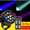 ELEOPTION Disco Lights Bulb Sound Activated 7 Color Changing RGB Magic Rotating Led Party Dance Lights Lamp with Remote Control for Christmas DJ Karaoke KTV Wedding Outdoor Holidays (12 LEDs) view 4