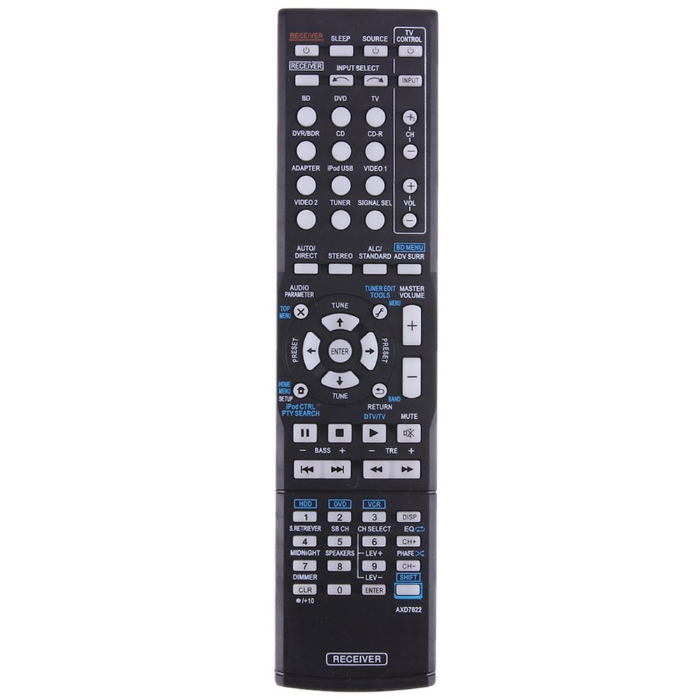Replacement Remote Control for Pioneer VSX-521/AXD7660/VSX-422-K/AXD7662 AV Receiver
