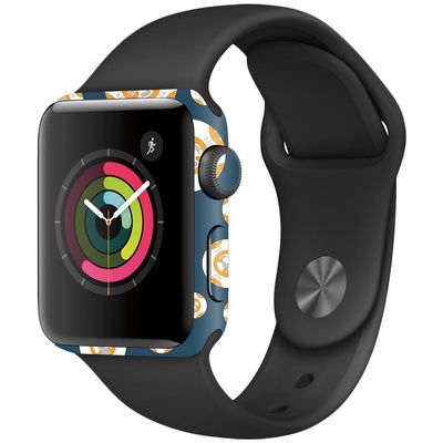 MightySkins Skin Compatible with Apple Watch Series 2 38mm - Mini Galaxy Bots | Protective, Durable, and Unique Vinyl Decal wrap Cover | Easy to Apply, Remove, and Change Styles | Made in The USA