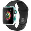 MightySkins Skin Compatible with Apple Watch Series 2 38mm - Teal Splatter | Protective, Durable, and Unique Vinyl Decal wrap Cover | Easy to Apply, Remove, and Change Styles | Made in The USA view 1