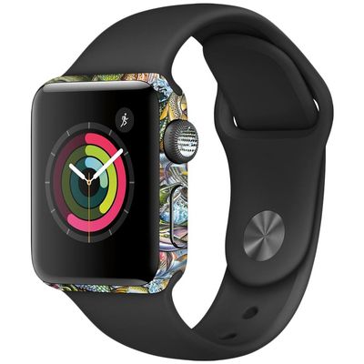MightySkins Skin Compatible with Apple Watch Series 2 38mm - Action Fish Puzzle | Protective, Durable, and Unique Vinyl Decal wrap Cover | Easy to Apply, Remove, and Change Styles | Made in The USA