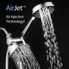 AirJet-500 3-in-1 High Pressure 34-setting Luxury Shower Combo with High-Velocity Flow Accelerator(TM) for More Power with Less Water! Extra-long 6 foot Stainless Steel Hose. All-Chrome Finish view 4