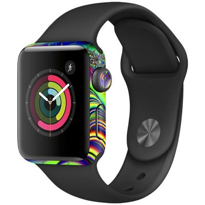 MightySkins Skin Compatible with Apple Watch Series 2 38mm - Acid | Protective, Durable, and Unique Vinyl Decal wrap Cover | Easy to Apply, Remove, and Change Styles | Made in The USA