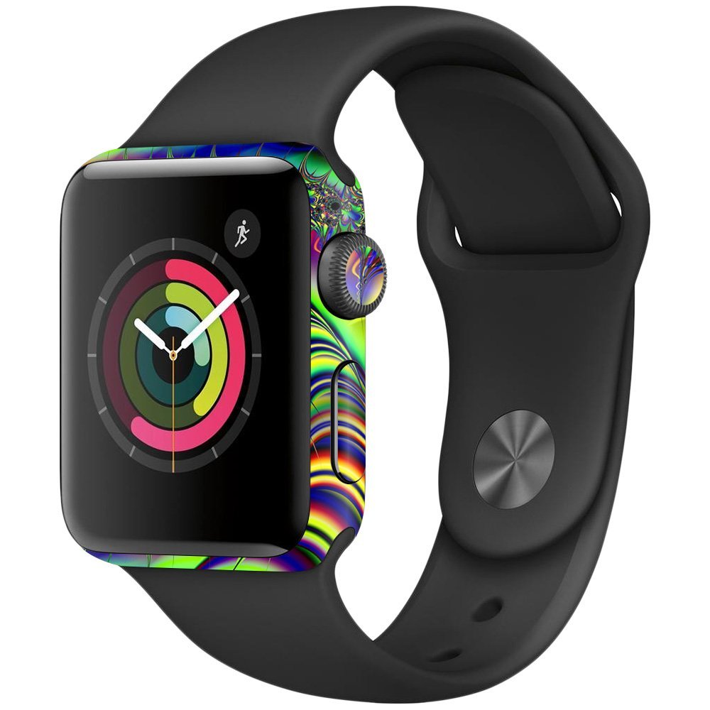 MightySkins Skin Compatible with Apple Watch Series 2 38mm - Acid | Protective, Durable, and Unique Vinyl Decal wrap Cover | Easy to Apply, Remove, and Change Styles | Made in The USA