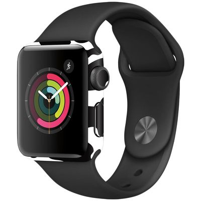MightySkins Skin Compatible with Apple Watch Series 2 38mm - Cow Print | Protective, Durable, and Unique Vinyl Decal wrap Cover | Easy to Apply, Remove, and Change Styles | Made in The USA