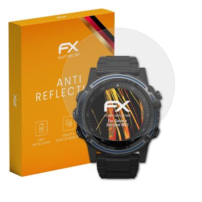 atFoliX Screen Protector compatible with Garmin Descent Mk1 Screen Protection Film, anti-reflective and shock-absorbing FX Protector Film (3X)