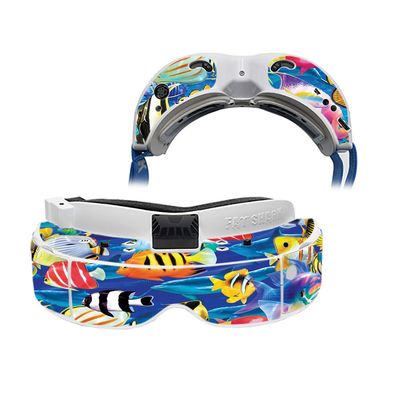 MightySkins Skin Compatible with Fat Shark Dominator V3 - Tropical Fish | Protective, Durable, and Unique Vinyl Decal wrap Cover | Easy to Apply, Remove, and Change Styles | Made in The USA