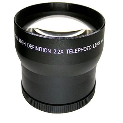 High Grade 2.2X Telephoto Conversion Lens (62mm) for Sony FDR-AX100