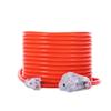 KMC 50ft 16AWG Outdoor Extension Cord, SJTW 16/3 Lighted Power Cord, Bright Orange, ETL Certified (50ft/15.24m) view 1