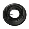 4-Inch Line Voltage Trim Recessed Light fit Halo/Juno, Adjustable Gimbal Ring (Black) view 3