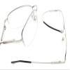 CessBlu Bendable Memory Titanium,Blue Light Blocking,Half-Rim Computer Reading Glasses(Silver) +0.75 view 4