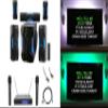 Rockville Bluetooth Home Theater Karaoke Machine System w/8" Sub + Wireless Mics view 1