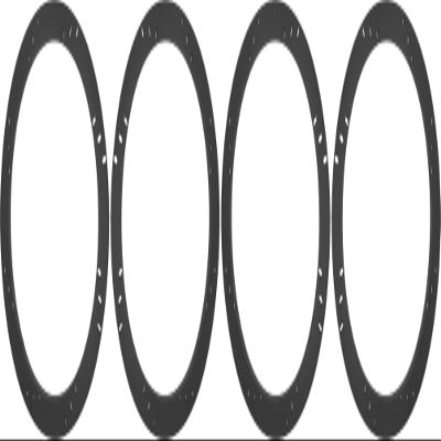 8" Subwoofer Speaker Spacers Depth Extender Extending Rings - 1/2" thick - ID: 7 1/8" OD: 8 7/8" - 2 Pair - SSK8K - Stackable - Perfect For Framing Fiberglass Enclosures