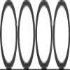 8" Subwoofer Speaker Spacers Depth Extender Extending Rings - 1/2" thick - ID: 7 1/8" OD: 8 7/8" - 2 Pair - SSK8K - Stackable - Perfect For Framing Fiberglass Enclosures view 1