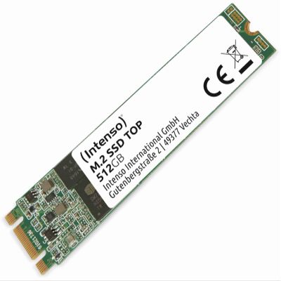 Intenso Internal M.2 SSD SATA III Top, 512GB, 550MB/s, Solid State Drive