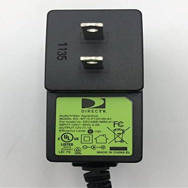 DirecTV Power Supply Adapter MT12-P120100-A1 AC / DC 12v 1amp for DECABB1MR0-01