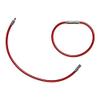 Aeroflex - 6" Inch Red Steel Key Rings/Checklist Rings - 1.91" Diameter (50 Pack) view 2