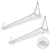 LEONLITE 2-Pack 4FT Motion Sensor LED Utility Shop Light, 40W, 5000K view 1