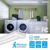 LEONLITE 2-Pack 4FT Motion Sensor LED Utility Shop Light, 40W, 5000K view 2