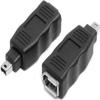 CablesOnline 6-Pin Female to 4-Pin Male IEEE-1394a Firewire Adapter, AD-FW2 view 1