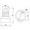 E-Simpo 3pcs E26 to Gu24 Adapter E26 to Gu24 Lamp Base Socket Holder Converter UL Approval view 2