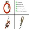 Steel Core Flip Line Kit for Tree Climbing, 5/8 in x 14 ft - USA Made, Adjustable Tree Lanyard, Arborist Equipment Positioning Lanyard, Low Stretch & Cut Resistant view 4
