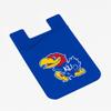 Guard Dog Silicone Credit Card Holder/Phone Wallet - Kansas Jayhawks view 3