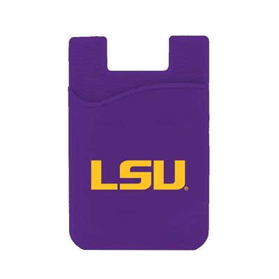 Guard Dog Silicone Credit Card Holder/Phone Wallet - LSU Tigers