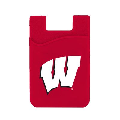 Guard Dog Silicone Credit Card Holder/Phone Wallet - Wisconsin Badgers