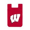 Guard Dog Silicone Credit Card Holder/Phone Wallet - Wisconsin Badgers view 1