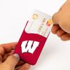 Guard Dog Silicone Credit Card Holder/Phone Wallet - Wisconsin Badgers view 4