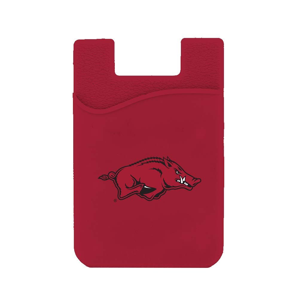 Guard Dog Silicone Credit Card Holder/Phone Wallet - Arkansas Razorbacks