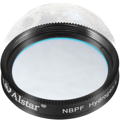 Alstar 1.25" Narrowband NBPF Hydrogen-a 12nm Filter - Enhances The Contrast Between Object and Sky - Allows You to Take Images Even Under Urban Skies