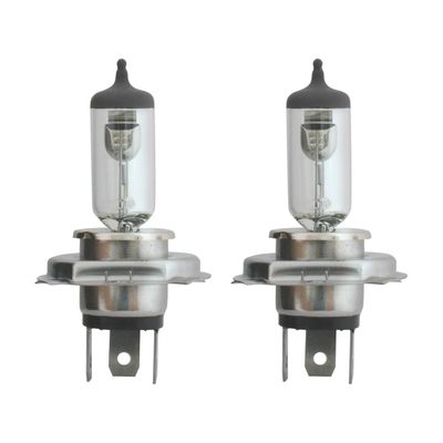 GG Grand General 82090 Clear H4 Headlight Halogen Bulbs Twin Pack, 12V, 100/90W