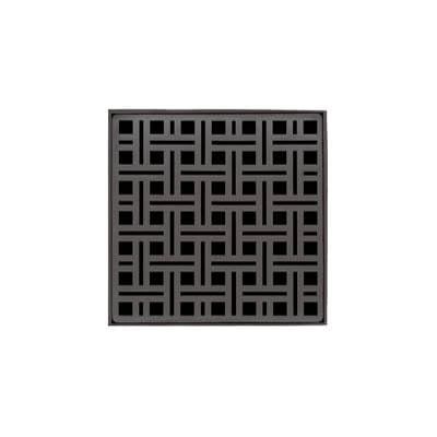Infinity Drains V 5 ORB - 5 Strainer - Weave Pattern & 2" Throat for V 5, VD 5, VDB 5 in oil rubbed bronze