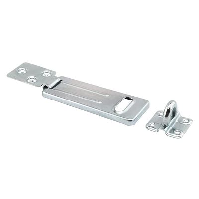 Prime-Line MP5054 Safety Hasp, 4-1/2 In., Steel Construction, Zinc Plated Finish (Single Pack)